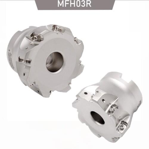MFH MFH03R MFH03R-40-16-6T CNC Milling Cutter Head Fast Feed Endmills Use Carbide Inserts LOGU0303 HIgh Efficient Machine