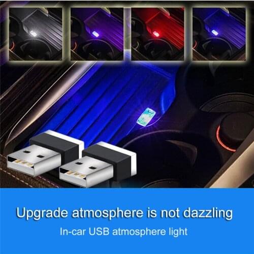 Multifunction Mini USB Light Car Ambient Light Neon Interior Light Car Interior Jewelry Car Lights Auto Car Accessories