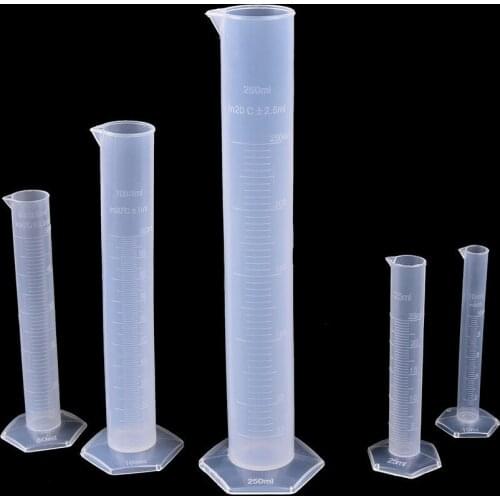 Affordable Chemistry Set Hot sale 25ml Plastic Measuring Cylinder Laboratory Test Graduated Tube tool