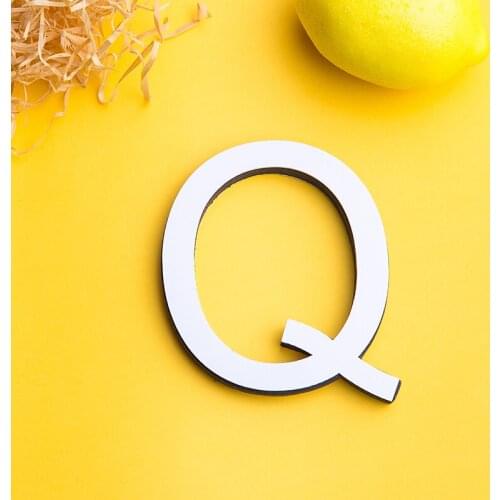 10CM Acrylic English Letters Wall Sticker 3D DIY Self-adhesive Personalized Name Letter Stickers For Wedding Birthday Home Decor