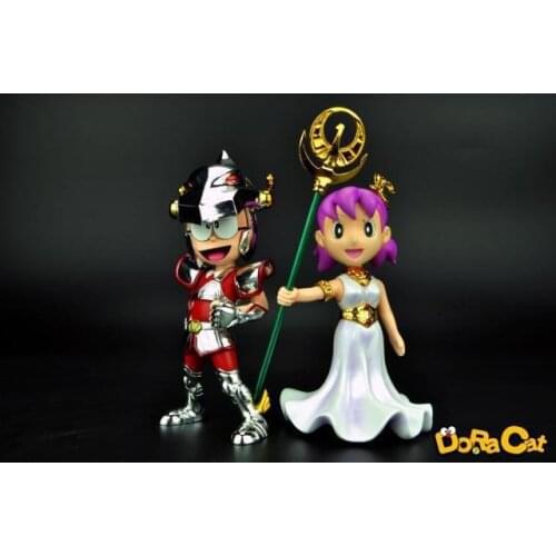 Nobita Nobi Athena Cosplay Saint Seiya Doraemon Taurus Gemini Sagittarius Scorpio Aries Leo Figure Model Toys