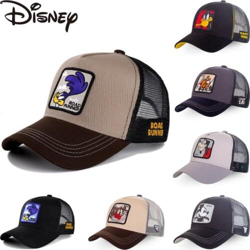 New Brand Anime Cartoon Mickey DONALD Duck Snapback Cotton Baseball Cap Men Women Hip Hop Dad Mesh Hat Trucker Hat Dropshipping