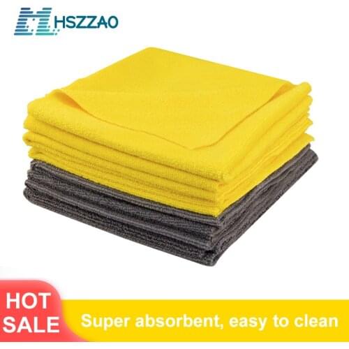 Extra Soft Car Wash Waxed crystal Microfiber Towel Car Cleaning Drying Cloth Car Care Cloth Detailing Car WashTowel Never Scrat