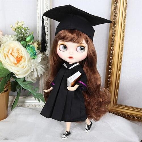 Blyth ICY DBS doll clothes Black Graduation Ceremony suit Suitable for the 1/6 30cm JOINT body