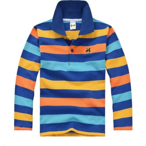 Baby Boy Clothes Cotton Childrens Long-sleeved T-shirt Small Medium and Large Childrens Class Service Shirt 0-16 Years Old