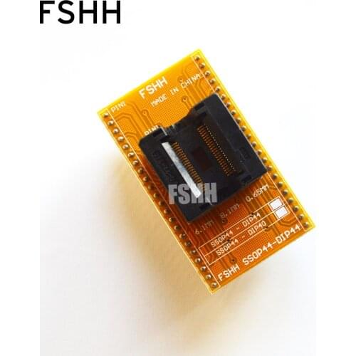 SSOP44 to DIP44 Programmer adapter test socket SSOP44 Pitch=0.65mm width=6.1mm 8.1mm