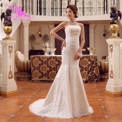 AIJINGYU Dresses 2 In 1 Best Gowns Indian Bridal Couture Bridals Empire Lace Perfect Wedding Dress