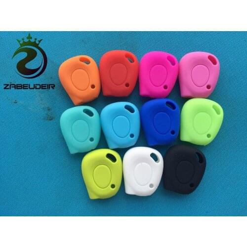Pusakieyy 1 BUTTON FOR RENAULT MEGANE SCENIC LAGUNA CLIO ESPACE TWINGO KANGOO MASTER TRAFFIC AVAINTIME SILICONE KEY FOB CASE