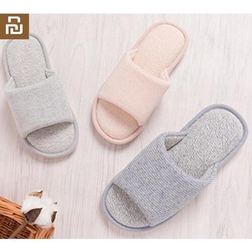 Autumn winter men woman Soft Cotton Slippers Shoes Non-Slip Wear resistant Floor Indoor House Bedroom Slipper