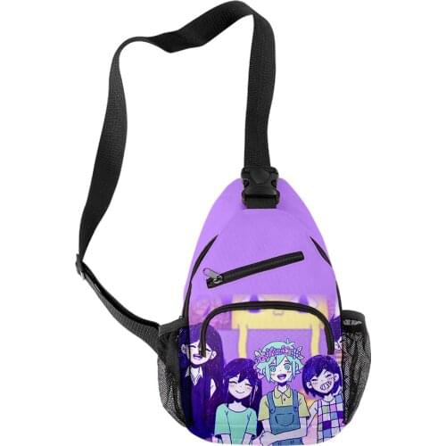 Omori 3D Merch Mens shoulder bag messenger outdoor sports one shoulder chest daily picnic canvas messenger bag