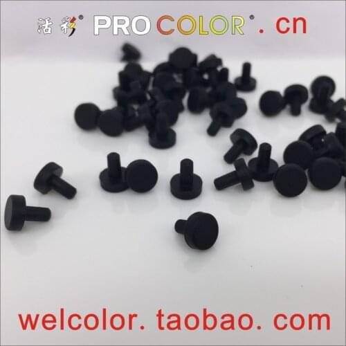 T-type Solid 2.5MM 2.5 2.2 2.3 3/32 MM High Temp Black Transparent Soft Round rubber silicone plug stuffy head stuffy cover cap