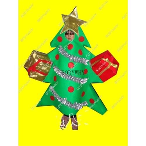 Magic Pants Christmas Tree Walking Tree Adult Christmas Child Xmas Gift Tree Doll Costume Outfits Fancy Dress