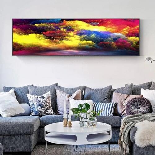2021 Big Size Abstract Color Cloud 5D Diy Diamond Painting Modern Picture Wall Art Landscape Living Room DecorationZP-3987