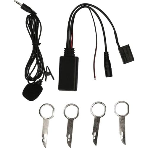 6000 CD Device BT 5.0 Aux Audio Adapter Microphone Handsfree Kit Replacement for Ford 6000CD Stereo