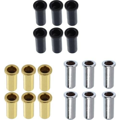 6x Replacement Electric Bass String Mounting Ferrules Bushings 12.5mm