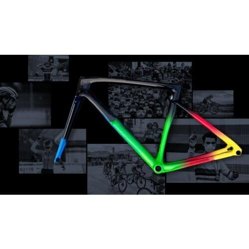 NEW lightest bike the UCI carbon frame road bike disc brakes 700C Mechanical group and Di2 group worlds fastest frame 44cm-58cm