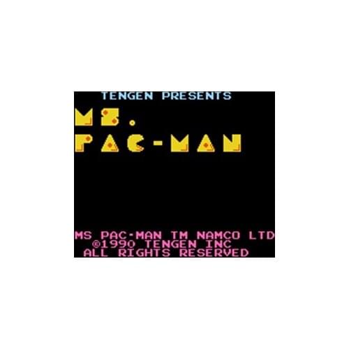 MS PAC - MAN Region Free 8 Bit Game Card For 72 Pin Video Game Player
