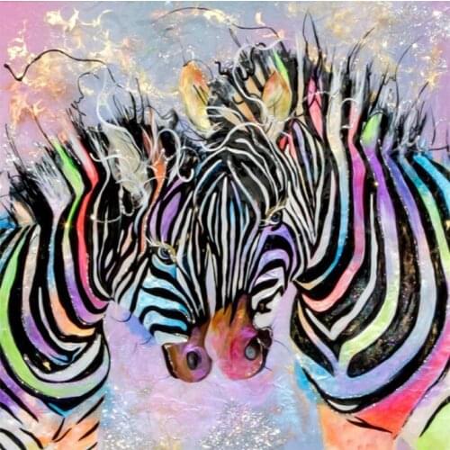 Beautiful zebra, diamond cross embroidery, 5D square/round diamond painting, diamond mosaic, home decoration, Halloween gifts