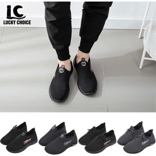 Men Fashion Cheap Sneakers Breathable Casual Shoes Mesh Lightweight Weaving Trainers zapatillas hombre lucky choice shoes