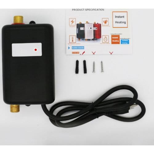 Kitchen Instant Water Heater 3000W Household Electric Water Heater Tankless Water Heater Kitchen Bathroom Shower Heating Machine