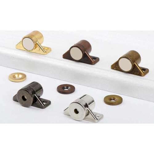 Furniture fittings zinc alloy rustic bronze effect strong magnets furniture door super powerful neodymium magnet latch