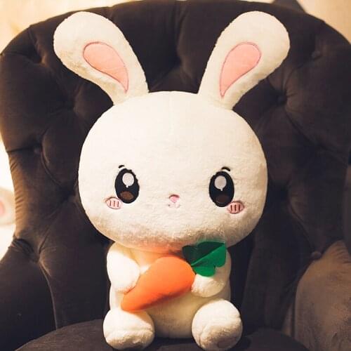Cute Soft Children Plush Toys Kawaii Rabbit Cartoon Stuffed Toys Kids Birthday Gifts Girl New Year Gift Pluszaki Toy BC50MR