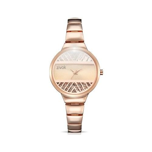 Fashion Casual Women Dress Watch Luxury Brand Woman Bracelet Stainless Steel Analog Quartz Round Wrist Watches