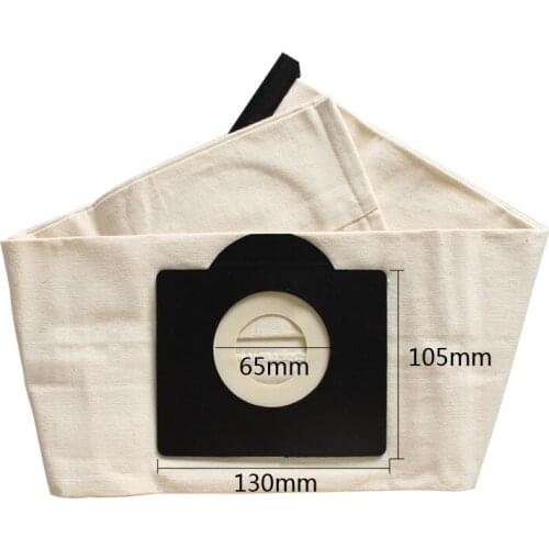 Washable Karcher WD3 Dust Bags Cloth WD3300 MV3 SE4001 SE4002 6.959-130 A2200 A2500 A2600 A2900 A3100 Rowenta Vacuum Cleaner Bag