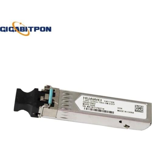 5pcs Huawei 1.25G-1310NM-SM-SFP+GPON SFP mode transceiver fiber 1.25G 10KM 40KM 80KM for olt GPBD GPFD GPBH board