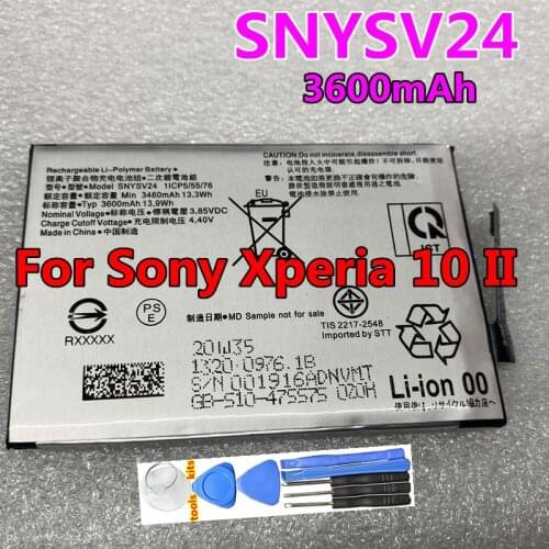 Original 3600mAh Battery Replacement For Sony Xperia 10 II SNYSV24 Smart Phone Batteries