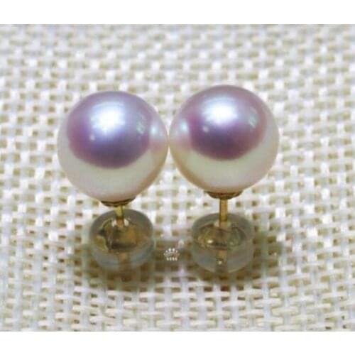 EXCELLENT 7-8MM AAA+++ WHITE AKOYA PEARL EARRING 14K
