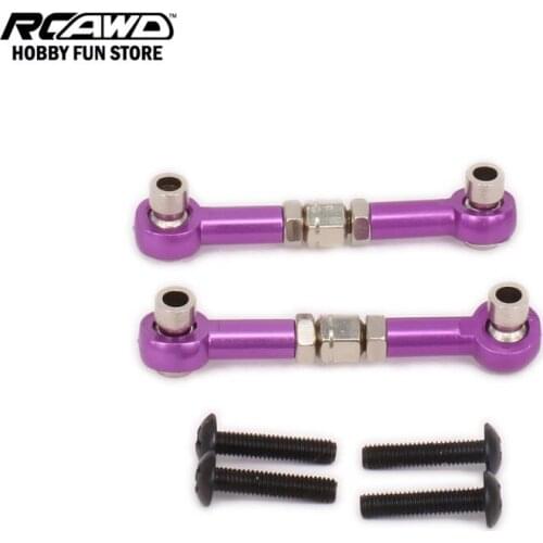 RCAWD Servo Link Adjustable Steering Tie Rod Turn Buckles For Rc Hobby Car 1/10 HPI WR8 Series Flux WR80008 107905 Upper Arm