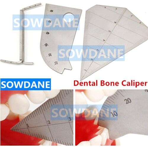 New Dental Surgical Bite Gauge Implant Bone Caliper Mouth Gag Opening Capacity Measuring Ruler Stainless Steel Autoclavable