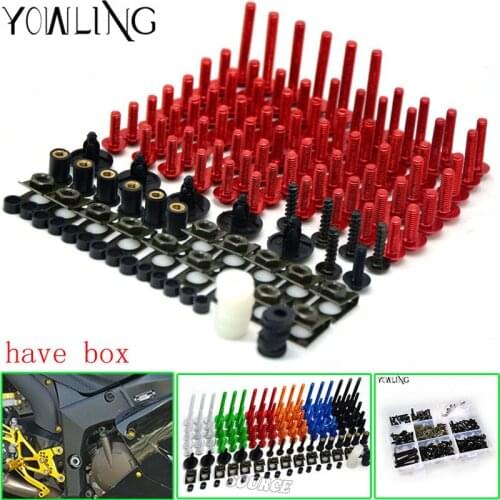 Universal Motorcycle Fairing Bolt Screw Nuts Washers Fastener Fixation For DUCATI MONSTER 749 848 999 1098/1098 S 1198/1198 S