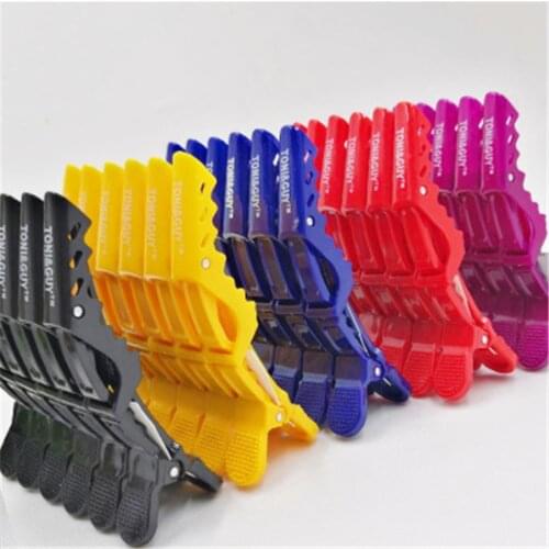 Plastic Traceless Crocodile Alligator Clip Duck Long Mouth Hairpin Hairdressing Partition Tools Haircutting Article E301