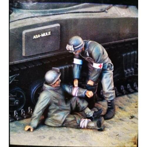 1/35 Resin Figure Model Kit Unassambled Unpainted 1071(2 figures)