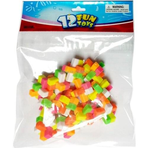 12pc burr puzzle 33mm top Fun Toys game wholeale birthday party favors prize Pinata Bag Fillers Gag Loot Brain Test Game Gift