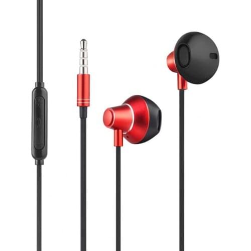 3.5mm Wired Earphone Electroplating Bass Stereo In-ear Earphones with Mic Hansfree Call Phone Earphone for Android iOS S903