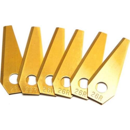 30PCS Stainless Steel Lawn Mower Replacement Blade Screw Parts&0.75mm Titanium Coated Replacement Blade for Husqvarna Automower