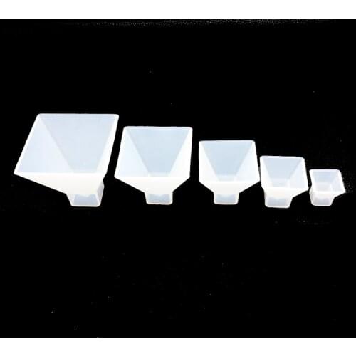 UV Epoxy Resin Large Pyramid Shape DIY Silicone Mold Jewelry Making Ornament Craft Mould 11 x 11 x 7 cm Decorating Tools