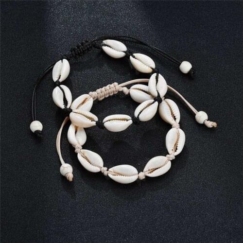 Bohemia Natural White Shell Anklets for Women Foot Jewelry Summer Beach Bracelet Ankle on Leg Chian Ankle Strap Accessories