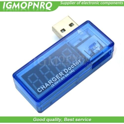 1pcs Digital USB Mobile charging current voltage Tester Meter USB charger doctor voltmeter ammeter new