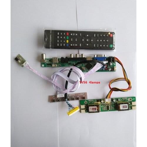 For LTM220M1-L01 VGA AV HDMI LCD Controller Board VGA kit Resolution TV Digital Signal 30pin 4 lamps 1680X1050 22"