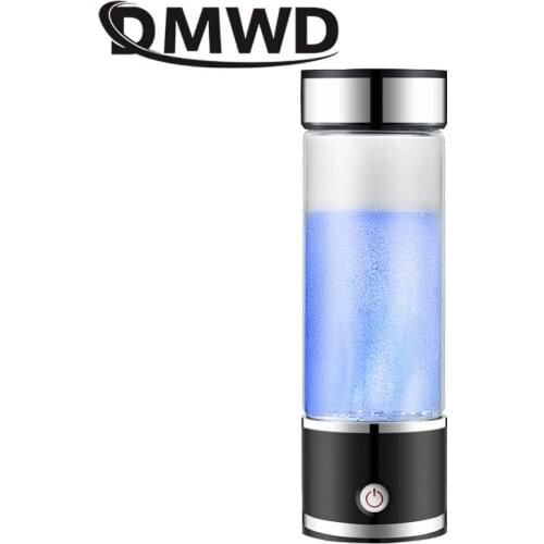 Hydrogen Rich Water Generator Japanese Titanium Electrolysis Drink Alkaline Energy Bottle Anion Ionizer Anti Aging H2 Health Cup