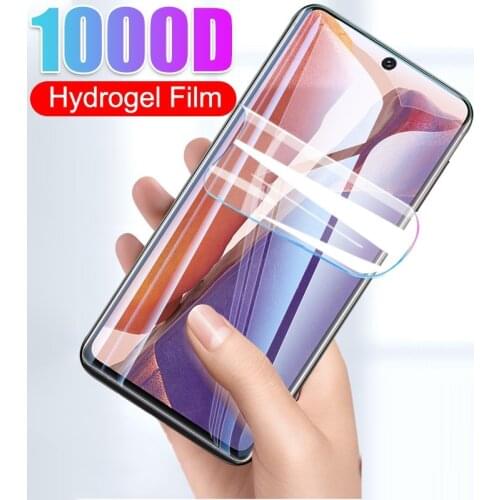 Hydrogel Film For Samsung Galaxy S9 S8 S10 S20 Plus S6 S7 Edge Screen Protector On Note 8 9 10 20 Ultra Lite S10e Not Glass