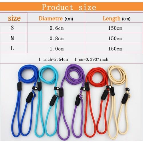 Leash Collar Pet Products for Small Large Dog Harness Leash Nylon Training Collars Pet Cat Dogs Accessories YS0015