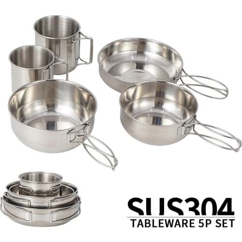 Glodpuppe Tourist Tableware