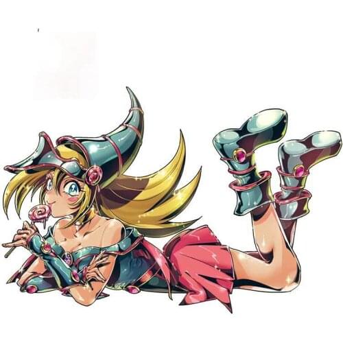 Personality Dark Magician Girl, Yu-Gi-Oh Decals DIY Motorcycle Vinyl Car Wrap Car Stickers Occlusion Scratch Apply To Car Window
