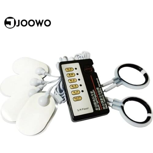 Medical Themed Electric Breast Massage Electro Shock Sex Toys For Women Men Penis Dick Enlargement Rings