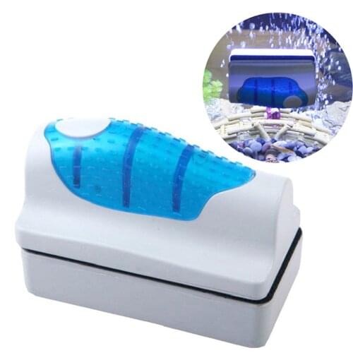 2019 New Aquarium Glass Window Scraper Brush Fish Tank Floating Magnetic Glass Algae Scraper Aquarium Accessories Cleaning Tool